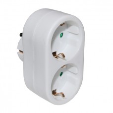 Πολύπριζο Σούκο 2 Θέσεων Λευκό 15-0960